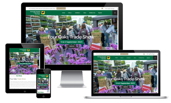 Web Design Stoke on Trent For Four Oaks Trade Show