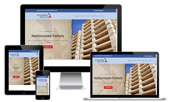 Nationwide Pallets Stone Staffordshire - Web Designer Stoke on Trent
