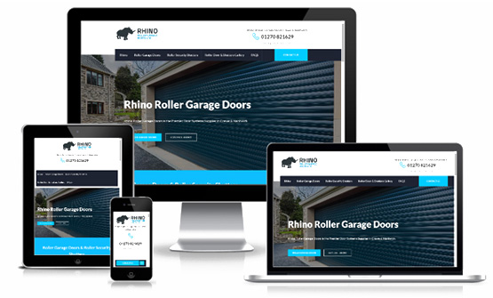 Rhino Roller Garage Doors - Web Designer Stoke on Trent